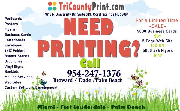 Need Printing/Graphic Design/websites?